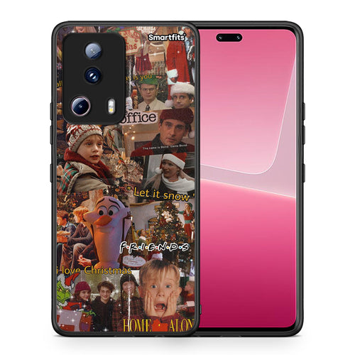 Θήκη Xiaomi 13 Lite 5G Xmas Wishes από τη Smartfits με σχέδιο στο πίσω μέρος και μαύρο περίβλημα | Xiaomi 13 Lite 5G Xmas Wishes Case with Colorful Back and Black Bezels