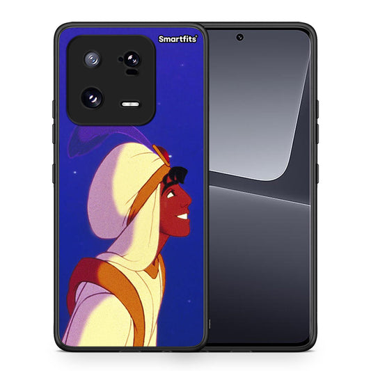 Θήκη Xiaomi 13 Pro Alladin And Jasmine Love 1 από τη Smartfits με σχέδιο στο πίσω μέρος και μαύρο περίβλημα | Xiaomi 13 Pro Alladin And Jasmine Love 1 Case with Colorful Back and Black Bezels