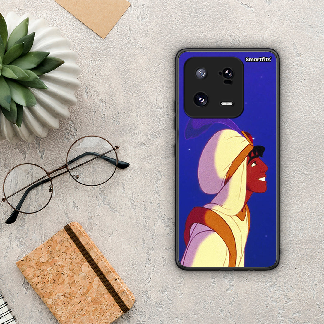 Θήκη Xiaomi 13 Pro Alladin And Jasmine Love 1 από τη Smartfits με σχέδιο στο πίσω μέρος και μαύρο περίβλημα | Xiaomi 13 Pro Alladin And Jasmine Love 1 Case with Colorful Back and Black Bezels