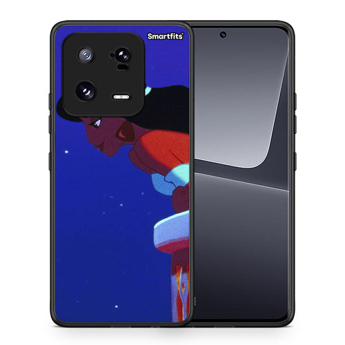 Θήκη Xiaomi 13 Alladin And Jasmine Love 2 από τη Smartfits με σχέδιο στο πίσω μέρος και μαύρο περίβλημα | Xiaomi 13 Alladin And Jasmine Love 2 Case with Colorful Back and Black Bezels