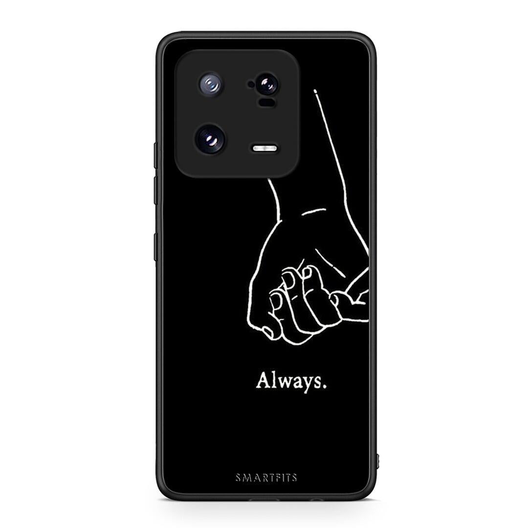 Θήκη Xiaomi 13 Always & Forever 1 από τη Smartfits με σχέδιο στο πίσω μέρος και μαύρο περίβλημα | Xiaomi 13 Always & Forever 1 Case with Colorful Back and Black Bezels
