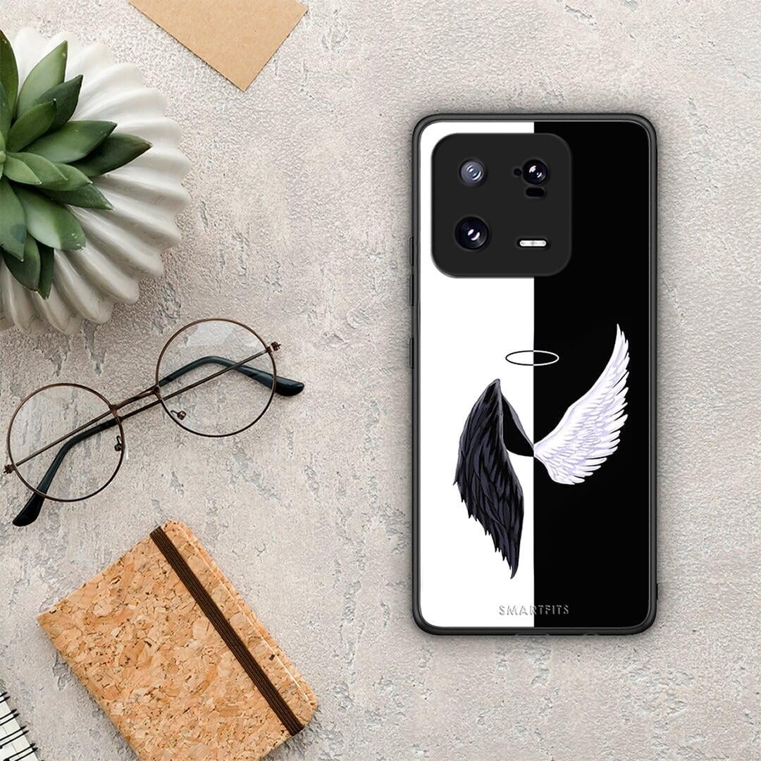 Θήκη Xiaomi 13 Pro Angels Demons από τη Smartfits με σχέδιο στο πίσω μέρος και μαύρο περίβλημα | Xiaomi 13 Pro Angels Demons Case with Colorful Back and Black Bezels