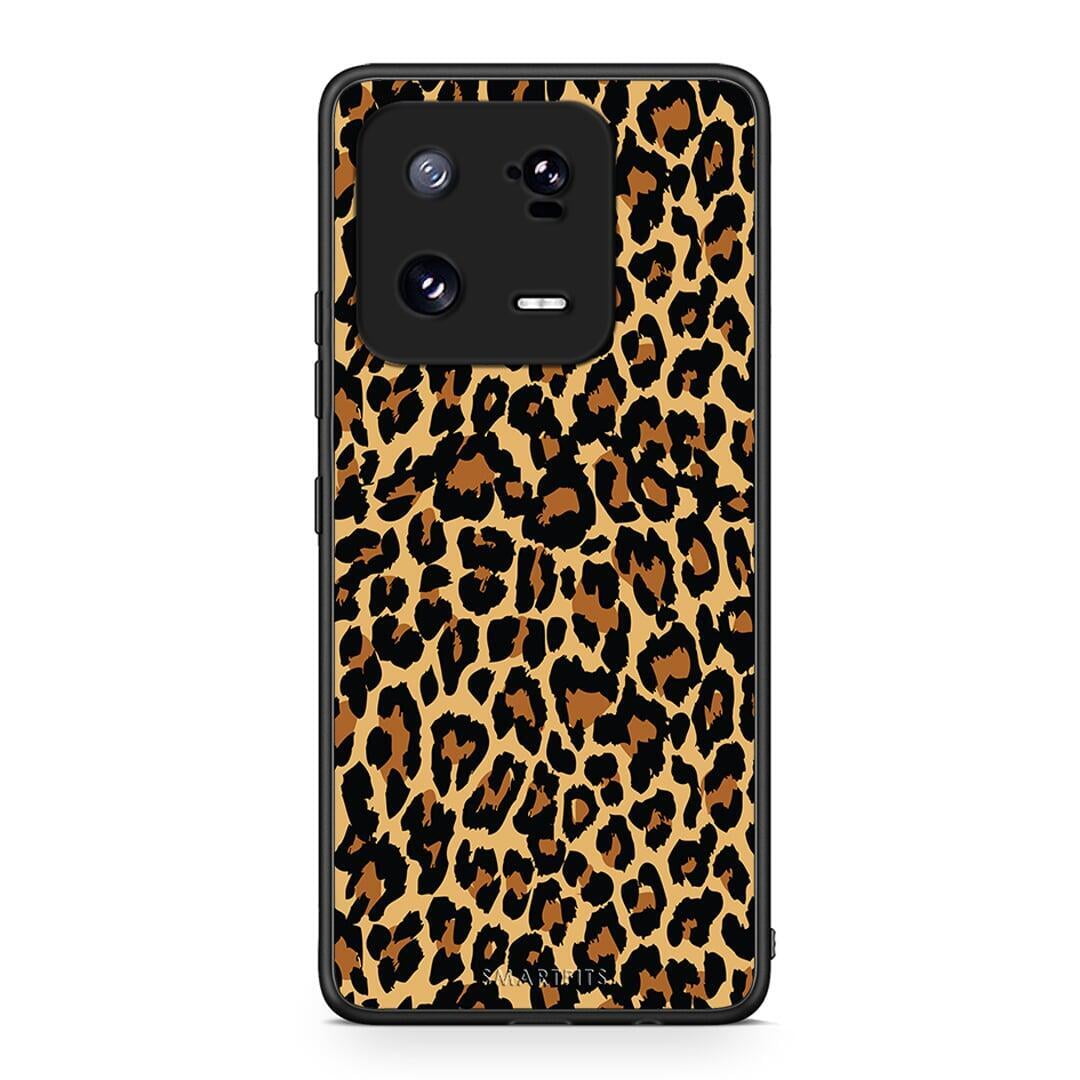 Θήκη Xiaomi 13 Pro Animal Leopard από τη Smartfits με σχέδιο στο πίσω μέρος και μαύρο περίβλημα | Xiaomi 13 Pro Animal Leopard Case with Colorful Back and Black Bezels