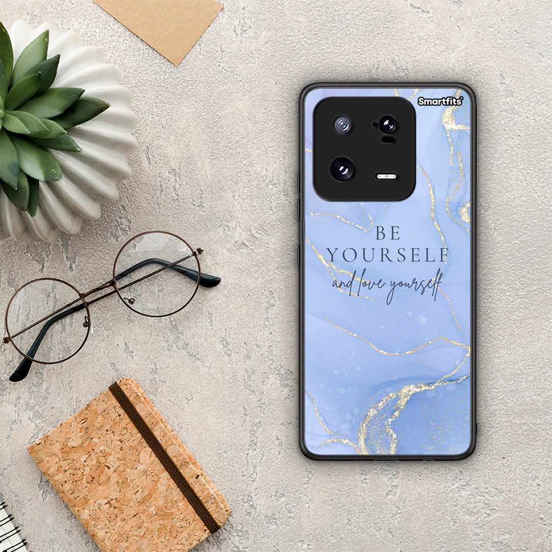 Θήκη Xiaomi 13 Pro Be Yourself από τη Smartfits με σχέδιο στο πίσω μέρος και μαύρο περίβλημα | Xiaomi 13 Pro Be Yourself Case with Colorful Back and Black Bezels