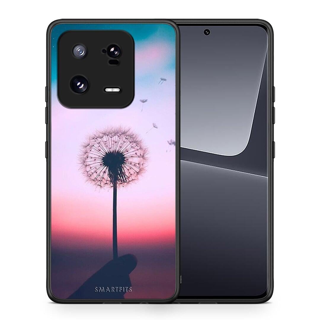 Θήκη Xiaomi 13 Boho Wish από τη Smartfits με σχέδιο στο πίσω μέρος και μαύρο περίβλημα | Xiaomi 13 Boho Wish Case with Colorful Back and Black Bezels