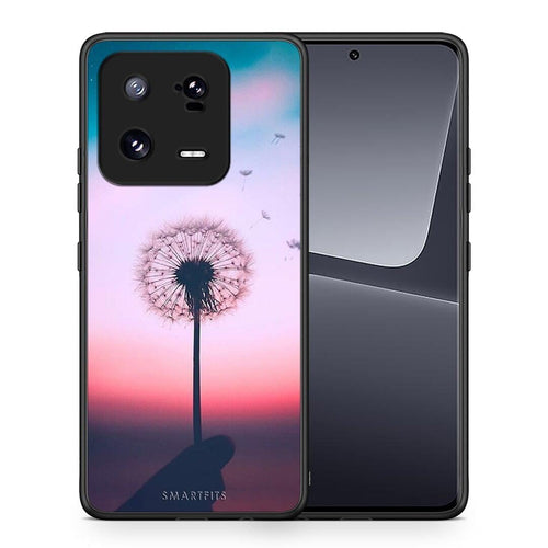 Θήκη Xiaomi 13 Pro Boho Wish από τη Smartfits με σχέδιο στο πίσω μέρος και μαύρο περίβλημα | Xiaomi 13 Pro Boho Wish Case with Colorful Back and Black Bezels