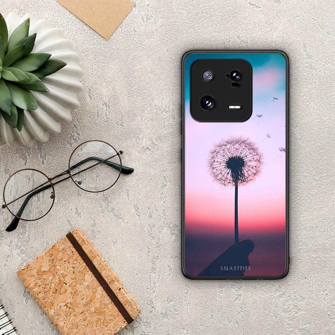 Θήκη Xiaomi 13 Pro Boho Wish από τη Smartfits με σχέδιο στο πίσω μέρος και μαύρο περίβλημα | Xiaomi 13 Pro Boho Wish Case with Colorful Back and Black Bezels