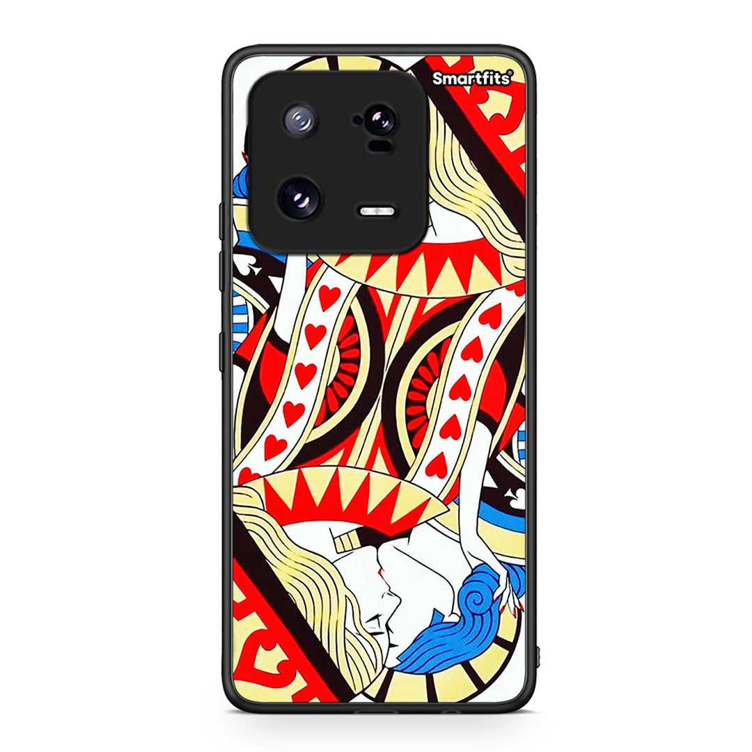 Θήκη Xiaomi 13 Pro Card Love από τη Smartfits με σχέδιο στο πίσω μέρος και μαύρο περίβλημα | Xiaomi 13 Pro Card Love Case with Colorful Back and Black Bezels