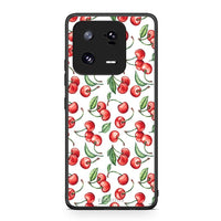 Thumbnail for Θήκη Xiaomi 13 Pro Cherry Summer από τη Smartfits με σχέδιο στο πίσω μέρος και μαύρο περίβλημα | Xiaomi 13 Pro Cherry Summer Case with Colorful Back and Black Bezels