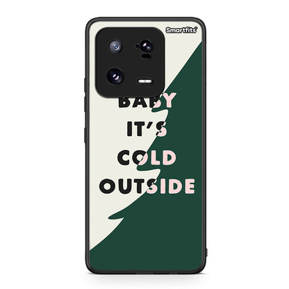 Θήκη Xiaomi 13 Cold Outside από τη Smartfits με σχέδιο στο πίσω μέρος και μαύρο περίβλημα | Xiaomi 13 Cold Outside Case with Colorful Back and Black Bezels