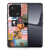 Thumbnail for Θήκη Xiaomi 13 Pro Collage Bitchin από τη Smartfits με σχέδιο στο πίσω μέρος και μαύρο περίβλημα | Xiaomi 13 Pro Collage Bitchin Case with Colorful Back and Black Bezels