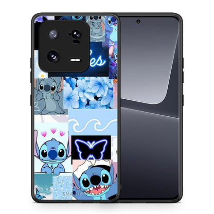 Θήκη Xiaomi 13 Pro Collage Good Vibes από τη Smartfits με σχέδιο στο πίσω μέρος και μαύρο περίβλημα | Xiaomi 13 Pro Collage Good Vibes Case with Colorful Back and Black Bezels