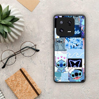 Thumbnail for Θήκη Xiaomi 13 Pro Collage Good Vibes από τη Smartfits με σχέδιο στο πίσω μέρος και μαύρο περίβλημα | Xiaomi 13 Pro Collage Good Vibes Case with Colorful Back and Black Bezels