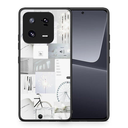 Θήκη Xiaomi 13 Pro Collage Make Me Wonder από τη Smartfits με σχέδιο στο πίσω μέρος και μαύρο περίβλημα | Xiaomi 13 Pro Collage Make Me Wonder Case with Colorful Back and Black Bezels