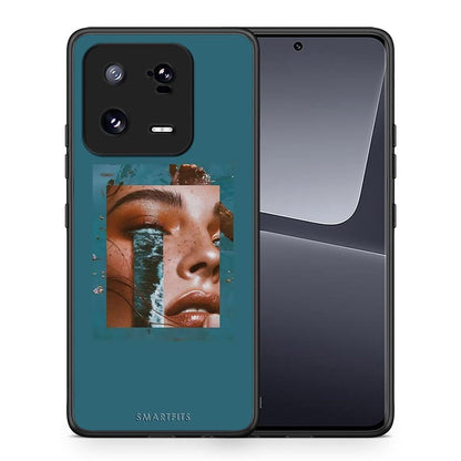 Θήκη Xiaomi 13 Pro Cry An Ocean από τη Smartfits με σχέδιο στο πίσω μέρος και μαύρο περίβλημα | Xiaomi 13 Pro Cry An Ocean Case with Colorful Back and Black Bezels