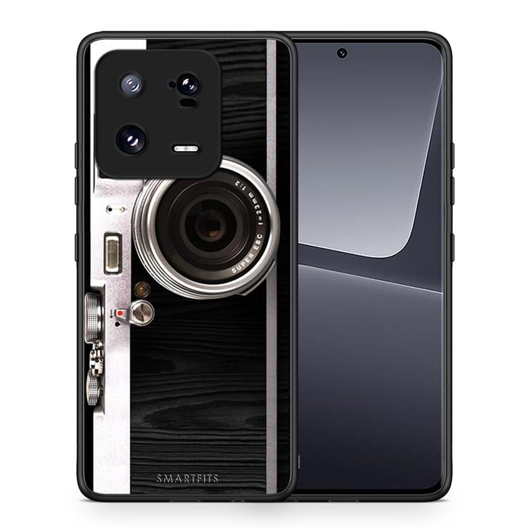 Θήκη Xiaomi 13 Emily In Paris από τη Smartfits με σχέδιο στο πίσω μέρος και μαύρο περίβλημα | Xiaomi 13 Emily In Paris Case with Colorful Back and Black Bezels