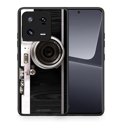 Θήκη Xiaomi 13 Emily In Paris από τη Smartfits με σχέδιο στο πίσω μέρος και μαύρο περίβλημα | Xiaomi 13 Emily In Paris Case with Colorful Back and Black Bezels