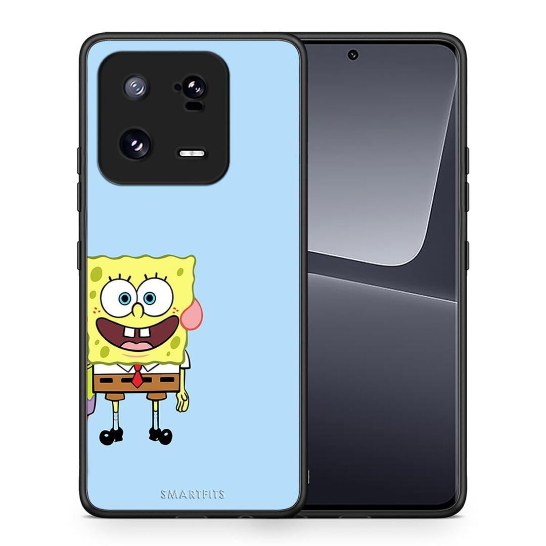Θήκη Xiaomi 13 Pro Friends Bob από τη Smartfits με σχέδιο στο πίσω μέρος και μαύρο περίβλημα | Xiaomi 13 Pro Friends Bob Case with Colorful Back and Black Bezels