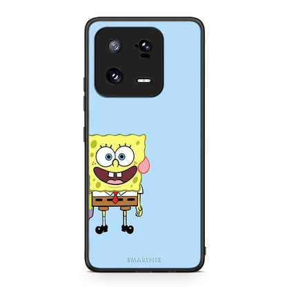 Θήκη Xiaomi 13 Pro Friends Bob από τη Smartfits με σχέδιο στο πίσω μέρος και μαύρο περίβλημα | Xiaomi 13 Pro Friends Bob Case with Colorful Back and Black Bezels