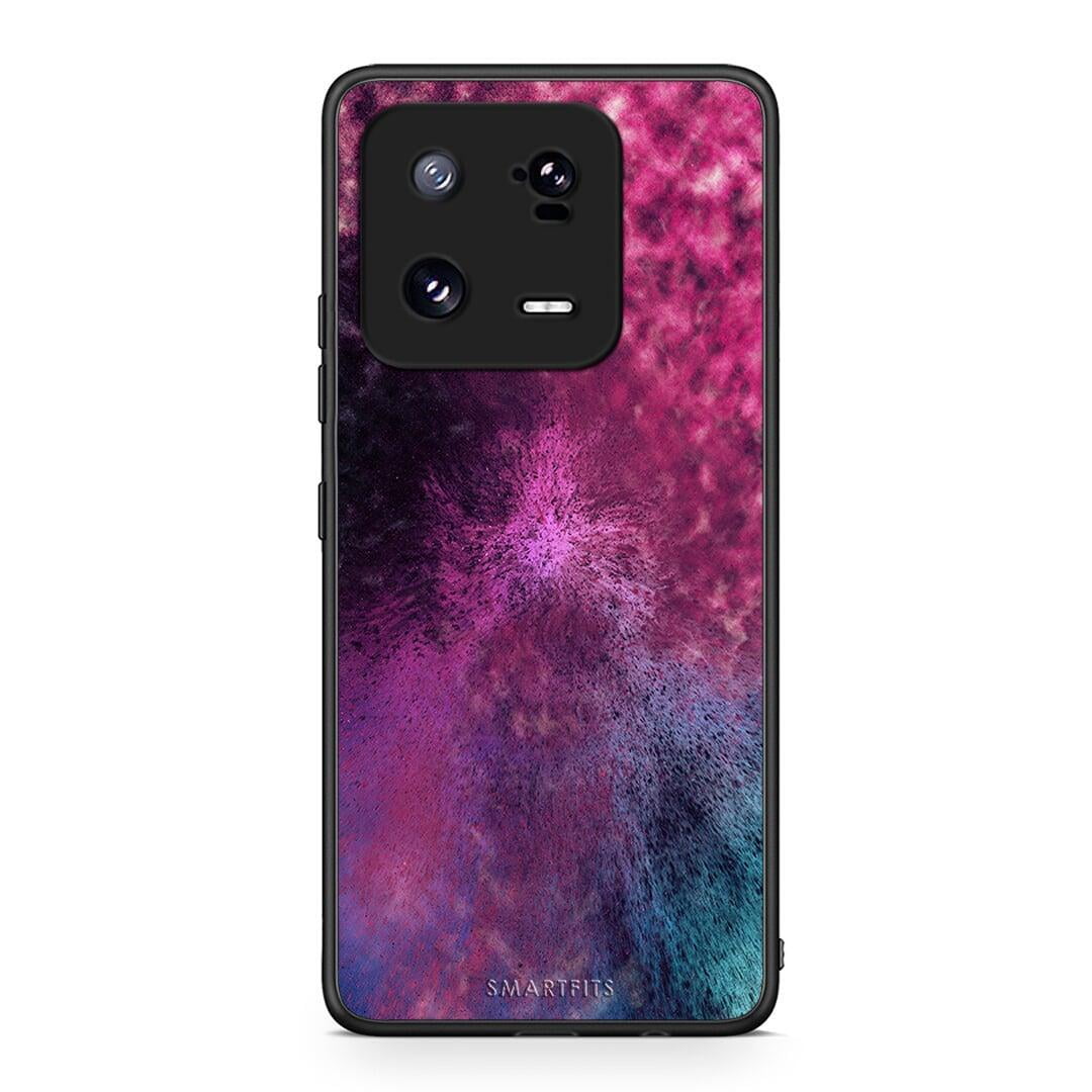 Θήκη Xiaomi 13 Pro Galactic Aurora από τη Smartfits με σχέδιο στο πίσω μέρος και μαύρο περίβλημα | Xiaomi 13 Pro Galactic Aurora Case with Colorful Back and Black Bezels