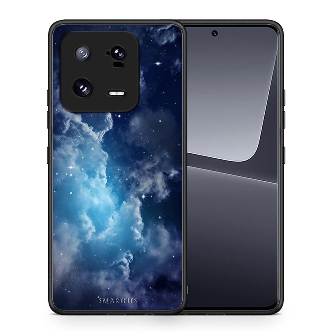 Θήκη Xiaomi 13 Pro Galactic Blue Sky από τη Smartfits με σχέδιο στο πίσω μέρος και μαύρο περίβλημα | Xiaomi 13 Pro Galactic Blue Sky Case with Colorful Back and Black Bezels