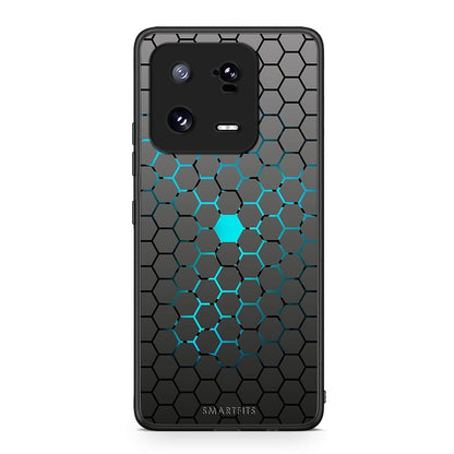 Θήκη Xiaomi 13 Pro Geometric Hexagonal από τη Smartfits με σχέδιο στο πίσω μέρος και μαύρο περίβλημα | Xiaomi 13 Pro Geometric Hexagonal Case with Colorful Back and Black Bezels