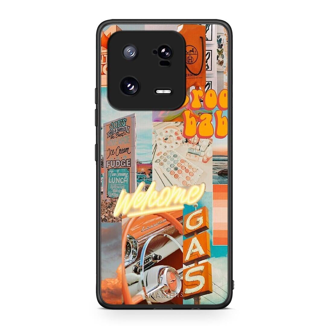 Θήκη Xiaomi 13 Pro Groovy Babe από τη Smartfits με σχέδιο στο πίσω μέρος και μαύρο περίβλημα | Xiaomi 13 Pro Groovy Babe Case with Colorful Back and Black Bezels