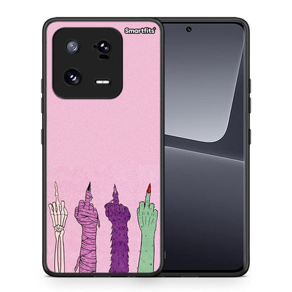 Θήκη Xiaomi 13 Pro Halloween Be A Lady από τη Smartfits με σχέδιο στο πίσω μέρος και μαύρο περίβλημα | Xiaomi 13 Pro Halloween Be A Lady Case with Colorful Back and Black Bezels