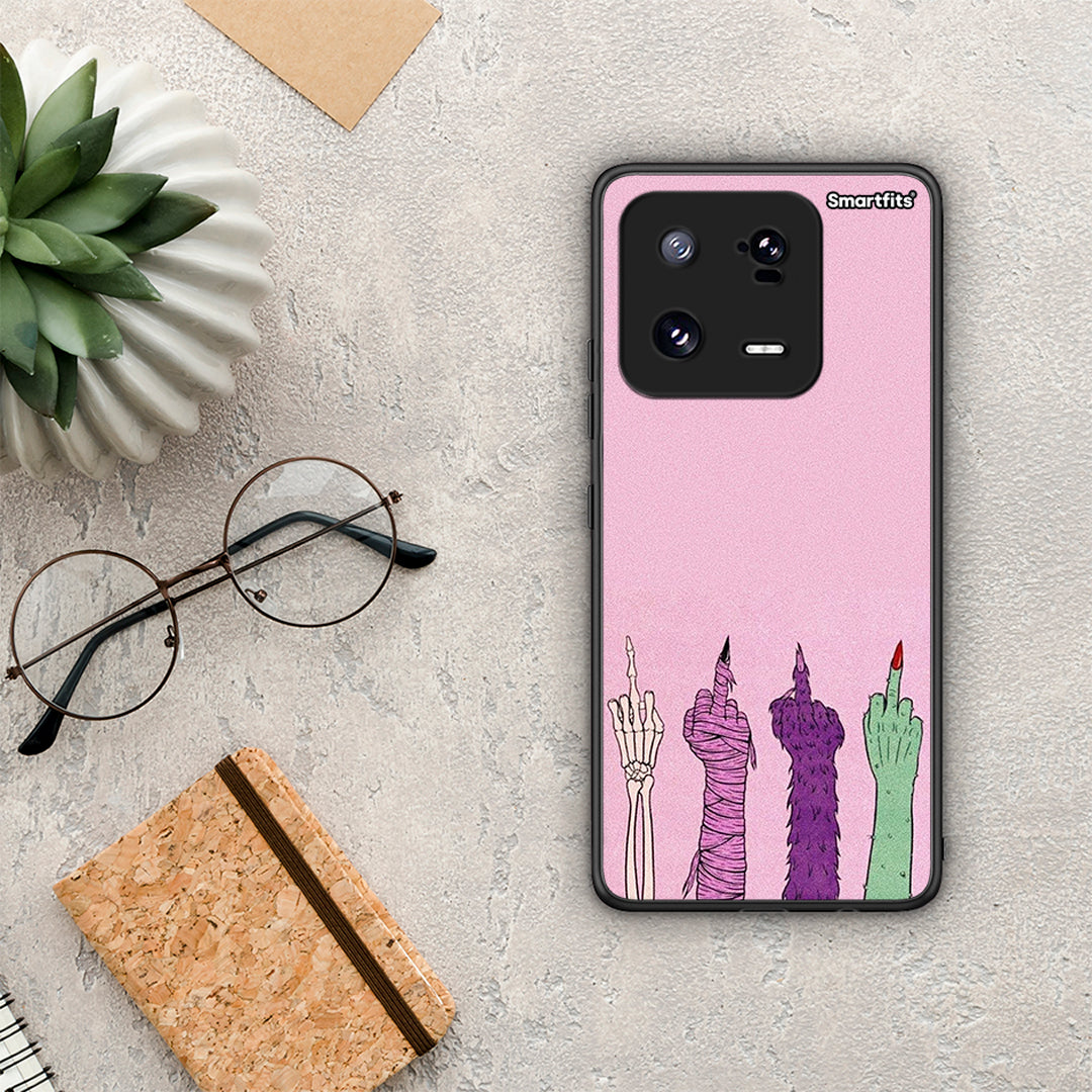 Θήκη Xiaomi 13 Pro Halloween Be A Lady από τη Smartfits με σχέδιο στο πίσω μέρος και μαύρο περίβλημα | Xiaomi 13 Pro Halloween Be A Lady Case with Colorful Back and Black Bezels