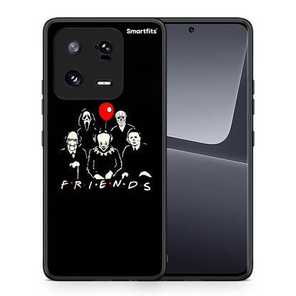 Θήκη Xiaomi 13 Halloween Friends από τη Smartfits με σχέδιο στο πίσω μέρος και μαύρο περίβλημα | Xiaomi 13 Halloween Friends Case with Colorful Back and Black Bezels