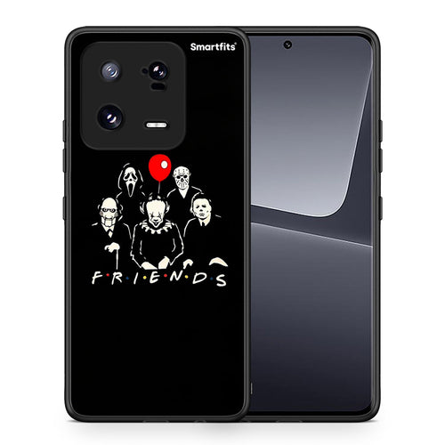 Θήκη Xiaomi 13 Halloween Friends από τη Smartfits με σχέδιο στο πίσω μέρος και μαύρο περίβλημα | Xiaomi 13 Halloween Friends Case with Colorful Back and Black Bezels