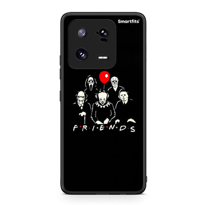 Θήκη Xiaomi 13 Halloween Friends από τη Smartfits με σχέδιο στο πίσω μέρος και μαύρο περίβλημα | Xiaomi 13 Halloween Friends Case with Colorful Back and Black Bezels