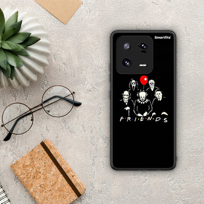 Θήκη Xiaomi 13 Halloween Friends από τη Smartfits με σχέδιο στο πίσω μέρος και μαύρο περίβλημα | Xiaomi 13 Halloween Friends Case with Colorful Back and Black Bezels