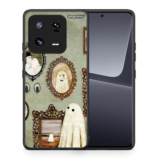 Θήκη Xiaomi 13 Halloween Ghost Season από τη Smartfits με σχέδιο στο πίσω μέρος και μαύρο περίβλημα | Xiaomi 13 Halloween Ghost Season Case with Colorful Back and Black Bezels