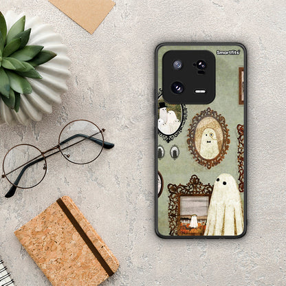 Θήκη Xiaomi 13 Halloween Ghost Season από τη Smartfits με σχέδιο στο πίσω μέρος και μαύρο περίβλημα | Xiaomi 13 Halloween Ghost Season Case with Colorful Back and Black Bezels