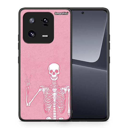 Θήκη Xiaomi 13 Halloween Motivation από τη Smartfits με σχέδιο στο πίσω μέρος και μαύρο περίβλημα | Xiaomi 13 Halloween Motivation Case with Colorful Back and Black Bezels