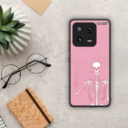 Θήκη Xiaomi 13 Halloween Motivation από τη Smartfits με σχέδιο στο πίσω μέρος και μαύρο περίβλημα | Xiaomi 13 Halloween Motivation Case with Colorful Back and Black Bezels