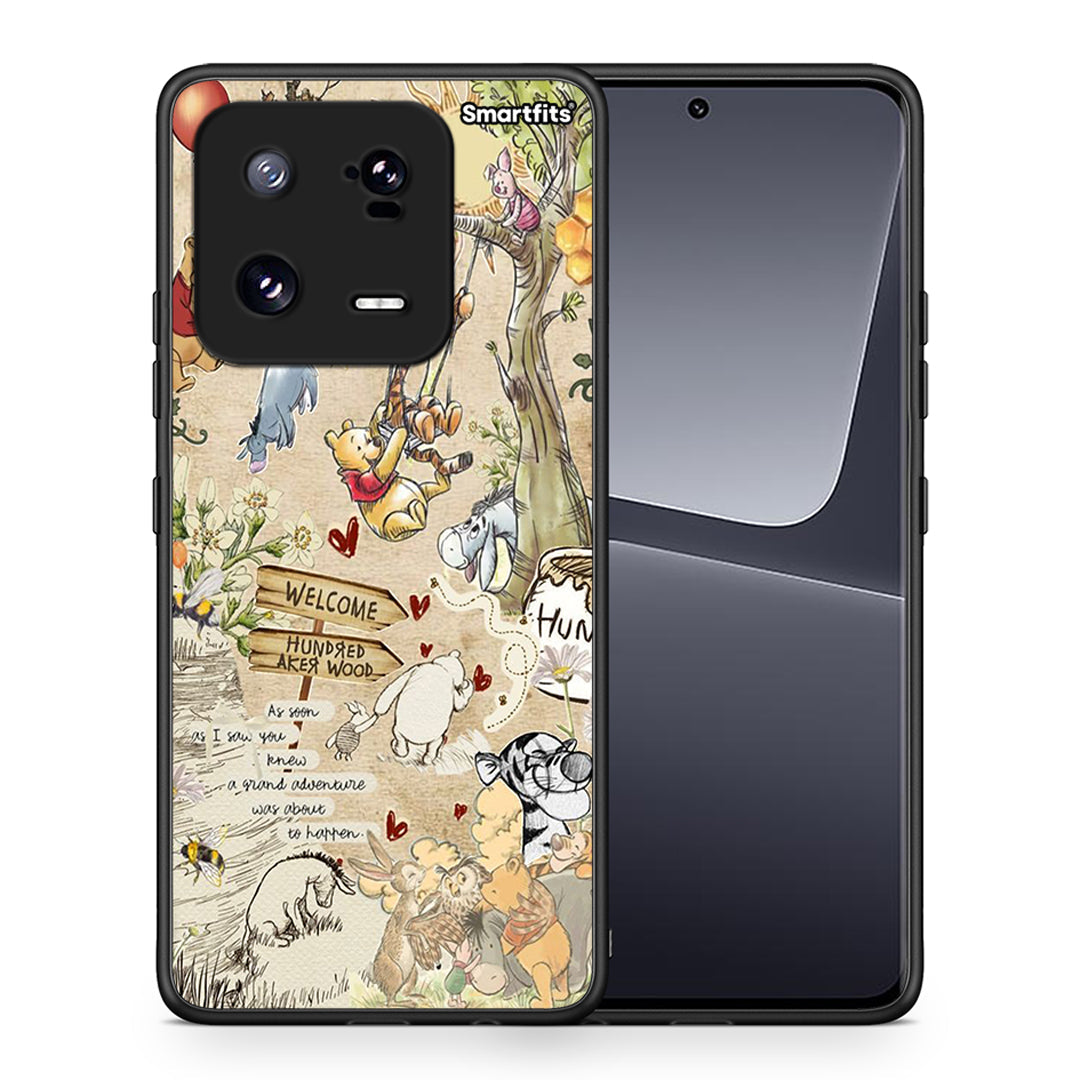 Θήκη Xiaomi 13 Pro Happy Friends από τη Smartfits με σχέδιο στο πίσω μέρος και μαύρο περίβλημα | Xiaomi 13 Pro Happy Friends Case with Colorful Back and Black Bezels