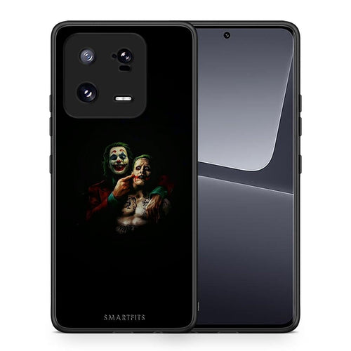 Θήκη Xiaomi 13 Hero Clown από τη Smartfits με σχέδιο στο πίσω μέρος και μαύρο περίβλημα | Xiaomi 13 Hero Clown Case with Colorful Back and Black Bezels