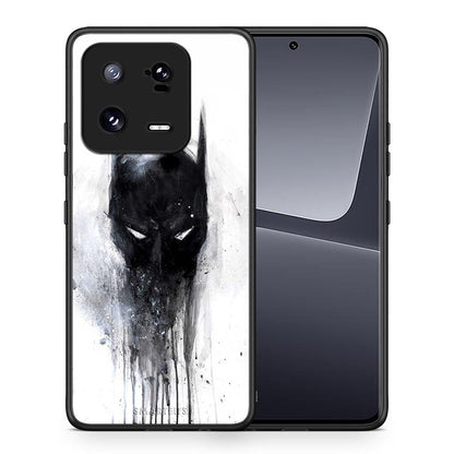 Θήκη Xiaomi 13 Hero Paint Bat από τη Smartfits με σχέδιο στο πίσω μέρος και μαύρο περίβλημα | Xiaomi 13 Hero Paint Bat Case with Colorful Back and Black Bezels