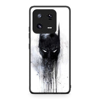 Thumbnail for Θήκη Xiaomi 13 Pro Hero Paint Bat από τη Smartfits με σχέδιο στο πίσω μέρος και μαύρο περίβλημα | Xiaomi 13 Pro Hero Paint Bat Case with Colorful Back and Black Bezels