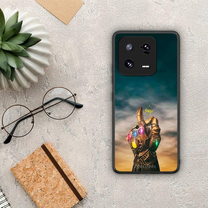 Θήκη Xiaomi 13 Pro Infinity Snap από τη Smartfits με σχέδιο στο πίσω μέρος και μαύρο περίβλημα | Xiaomi 13 Pro Infinity Snap Case with Colorful Back and Black Bezels