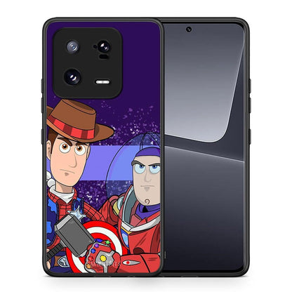 Θήκη Xiaomi 13 Infinity Story από τη Smartfits με σχέδιο στο πίσω μέρος και μαύρο περίβλημα | Xiaomi 13 Infinity Story Case with Colorful Back and Black Bezels