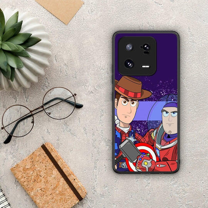 Θήκη Xiaomi 13 Infinity Story από τη Smartfits με σχέδιο στο πίσω μέρος και μαύρο περίβλημα | Xiaomi 13 Infinity Story Case with Colorful Back and Black Bezels