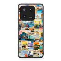 Thumbnail for Θήκη Xiaomi 13 Pro Live To Travel από τη Smartfits με σχέδιο στο πίσω μέρος και μαύρο περίβλημα | Xiaomi 13 Pro Live To Travel Case with Colorful Back and Black Bezels