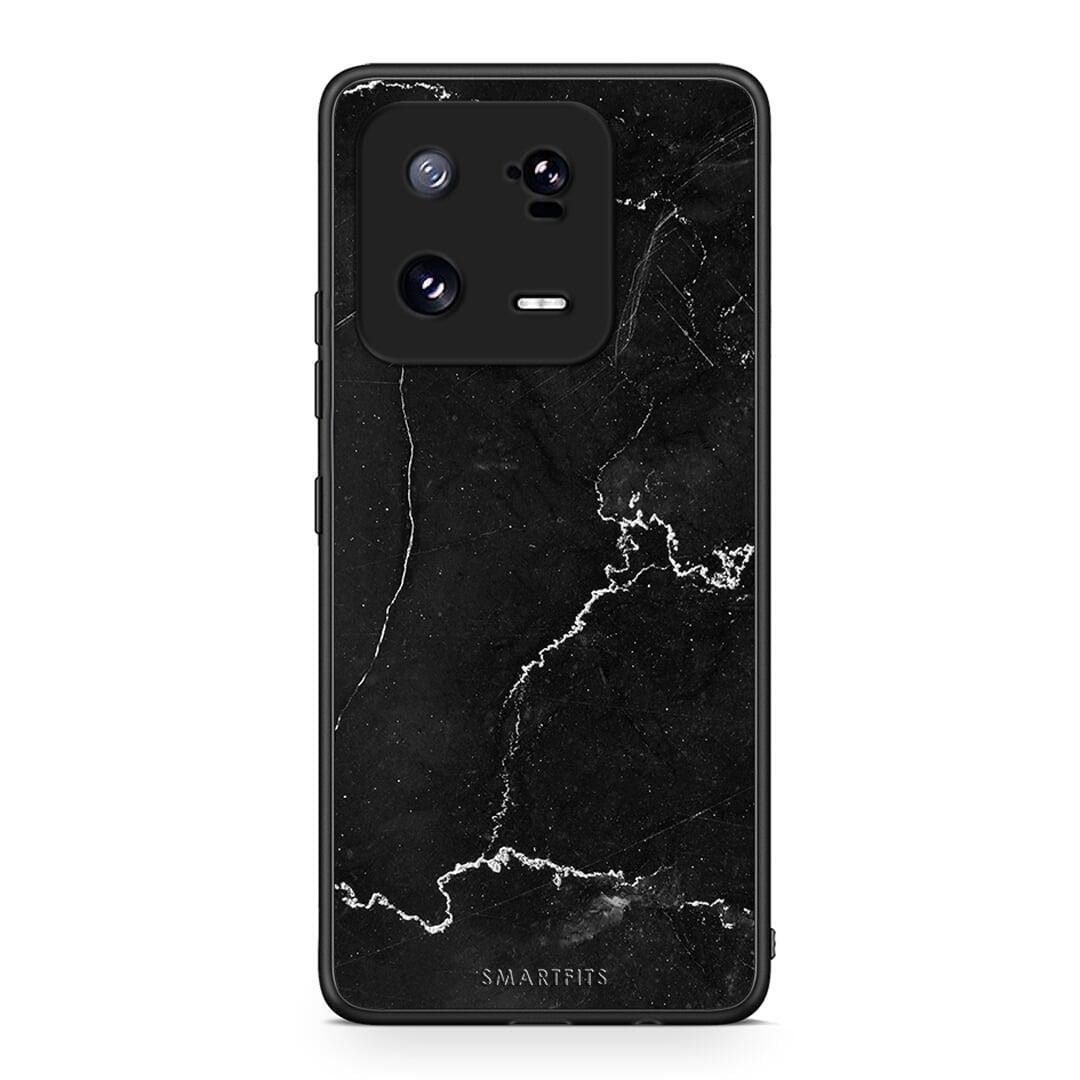 Θήκη Xiaomi 13 Marble Black από τη Smartfits με σχέδιο στο πίσω μέρος και μαύρο περίβλημα | Xiaomi 13 Marble Black Case with Colorful Back and Black Bezels