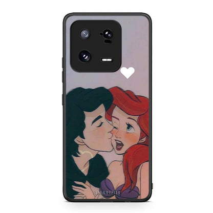 Θήκη Xiaomi 13 Pro Mermaid Couple από τη Smartfits με σχέδιο στο πίσω μέρος και μαύρο περίβλημα | Xiaomi 13 Pro Mermaid Couple Case with Colorful Back and Black Bezels