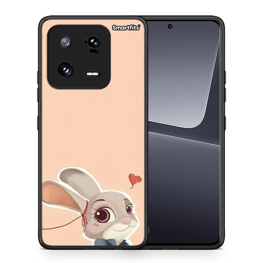 Θήκη Xiaomi 13 Pro Nick Wilde And Judy Hopps Love 2 από τη Smartfits με σχέδιο στο πίσω μέρος και μαύρο περίβλημα | Xiaomi 13 Pro Nick Wilde And Judy Hopps Love 2 Case with Colorful Back and Black Bezels