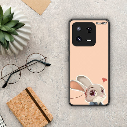 Θήκη Xiaomi 13 Pro Nick Wilde And Judy Hopps Love 2 από τη Smartfits με σχέδιο στο πίσω μέρος και μαύρο περίβλημα | Xiaomi 13 Pro Nick Wilde And Judy Hopps Love 2 Case with Colorful Back and Black Bezels
