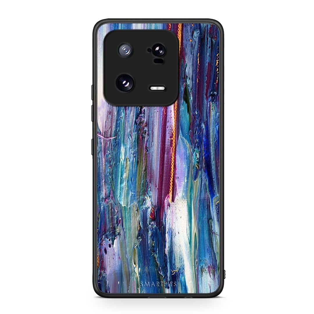 Θήκη Xiaomi 13 Pro Paint Winter από τη Smartfits με σχέδιο στο πίσω μέρος και μαύρο περίβλημα | Xiaomi 13 Pro Paint Winter Case with Colorful Back and Black Bezels